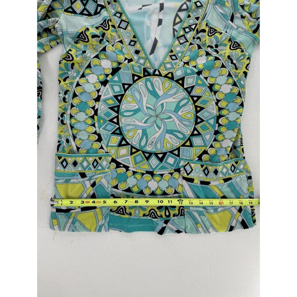 Emilio Pucci Dress Size 8 42 Terrycloth Beach Resort Hooded Swim Cover Up - Picture 15 of 16